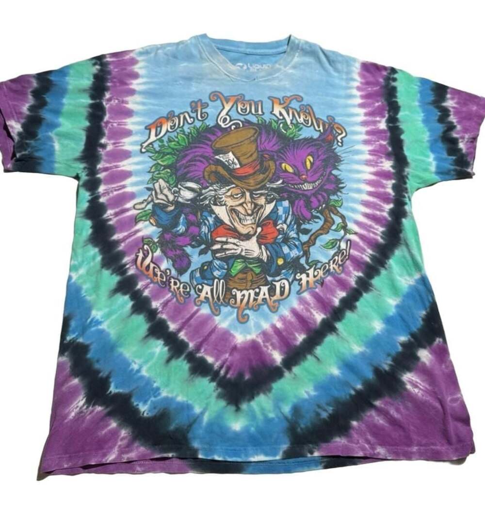 Light Fantasy Dont You Know Tie-Dye T-Shirt Tee , - Picture 1 of 5